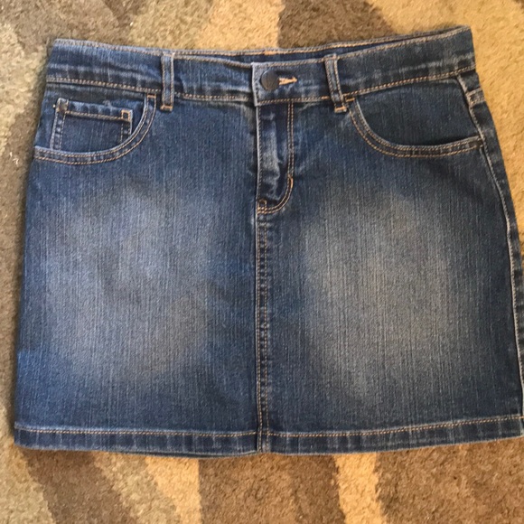 children's place jean skirt
